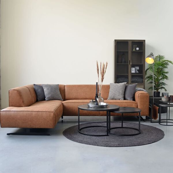 LABEL51 Stojan na časopisy 45x20x38 cm koňakov&yacute;