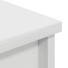 vidaXL Highboard White 37,5x35x180 cm Kon&scaron;trukt&eacute;rske drevo