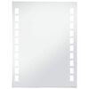vidaXL K&uacute;peľňov&eacute; n&aacute;stenn&eacute; zrkadlo s LED osvetlen&iacute;m 60x80 cm