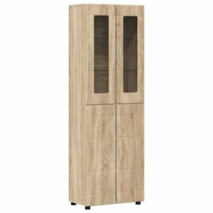 vidaXL Highboard FLORIN 60 x 35 x 182 cm Sonoma dub Kompozitn&eacute; drevo