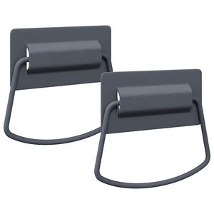 vidaXL Rukov&auml;te na kuchyňu 2 ks Antracit 85 x 45 mm Kov