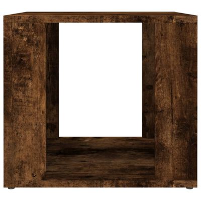 vidaXL Nočný stolík dymový dub 41x40x36 cm spracované drevo