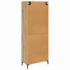 vidaXL Highboard so z&aacute;suvkou 2 pcs Remeseln&yacute; dub Kompozitn&eacute; drevo