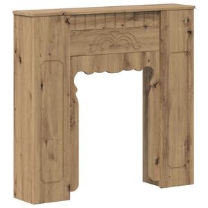 vidaXL R&aacute;m krbu Dub artisan 93 x 20 x 89 cm Kompozitn&eacute; drevo