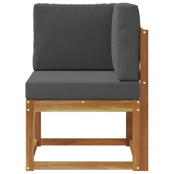 vidaXL Z&aacute;hradn&aacute; rohov&aacute; sedacia s&uacute;prava Pevn&eacute; ak&aacute;ciov&eacute; drevo