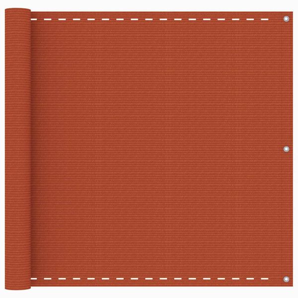 vidaXL Balk&oacute;nov&aacute; mark&iacute;za oranžov&aacute; 90x500 cm HDPE