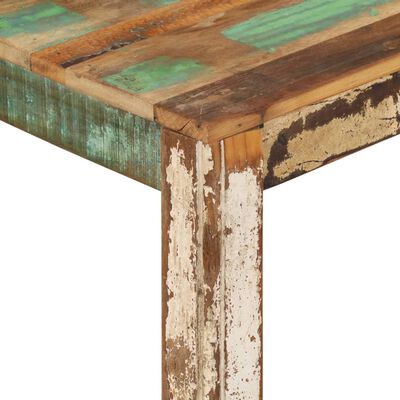 vidaXL Konferenčný stolík 80x80x40 cm masívne recyklované drevo