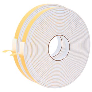 vidaXL Samolepiaca penov&aacute; p&aacute;ska 2 ks Biela 20mm x 10m CR Pena