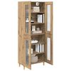 vidaXL Highboard Remeseln&yacute; dub 69,5 x 34 x 180 cm Kompozitn&eacute; drevo