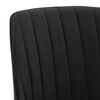vidaXL Otočn&eacute; jed&aacute;lensk&eacute; stoličky 6 ks čierne zamatov&eacute;