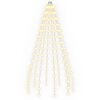 vidaXL Svetielka na vianočn&yacute; stromček 150 LED Tepl&aacute; biela 150 cm
