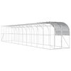 vidaXL Kurn&iacute;k proti stene Strieborn&aacute; 1200 x 200 x 215 cm