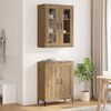 vidaXL Highboard Remeseln&yacute; dub 69,5 x 34 x 180 cm Kompozitn&eacute; drevo