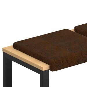 vidaXL Vank&uacute;&scaron; na lavičku 4 ks Umel&yacute; semi&scaron;ov&yacute; materi&aacute;l Hned&aacute;