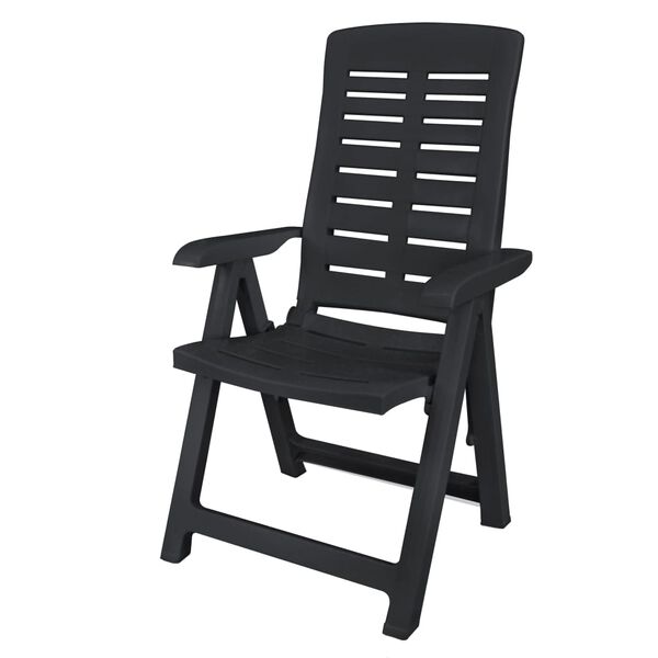 vidaXL 9-dielna vonkaj&scaron;ia jed&aacute;lensk&aacute; s&uacute;prava antracitov&aacute; plastov&aacute;