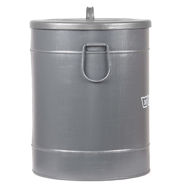 LABEL51 K&ocirc;&scaron; na bielizeň 32x32x43 cm M starožitn&yacute; siv&yacute;