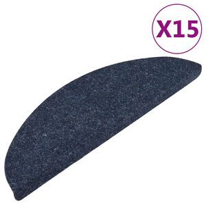 vidaXL Samolepiace n&aacute;&scaron;ľapy na schody 15 ks 56x17x3 cm modr&eacute;