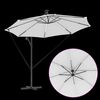 vidaXL Kantileverový banánový parasol Piesková 294 x 294 x 248 cm