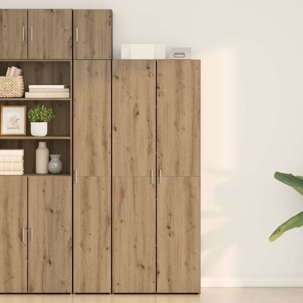 vidaXL Highboard dub artisan 70 x 42.5 x 185 cm Kompozitn&eacute; drevo