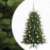 vidaXL Umel&yacute; vianočn&yacute; stromček s vianočn&yacute;mi guľami 120 cm 150 LED