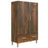 vidaXL Kredenc dymov&yacute; dub 70x31x115 cm spracovan&eacute; drevo