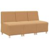 vidaXL Bezr&uacute;čkov&aacute; modul&aacute;rna sofa jednotka 3 ks B&eacute;žov&aacute;