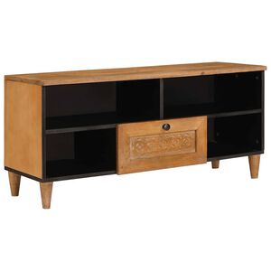 vidaXL TV skrinka 100 x 33 x 46 cm Mas&iacute;vne mango drevo