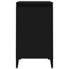vidaXL Nočn&yacute; stol&iacute;k čierny 40x35x70 cm spracovan&eacute; drevo
