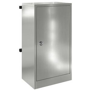 vidaXL po&scaron;tov&aacute; schr&aacute;nka Čierna 30 x 20 x 55 cm Pozinkovan&aacute; oceľ