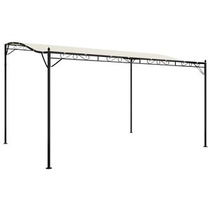 vidaXL Strie&scaron;ka kr&eacute;mov&aacute; 4x3 m 180 g/m&sup2; l&aacute;tka a oceľ