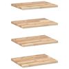 vidaXL Pl&aacute;vaj&uacute;ce police 4 ks 40x30x2 cm neo&scaron;etren&eacute; mas&iacute;vne drevo ak&aacute;cia