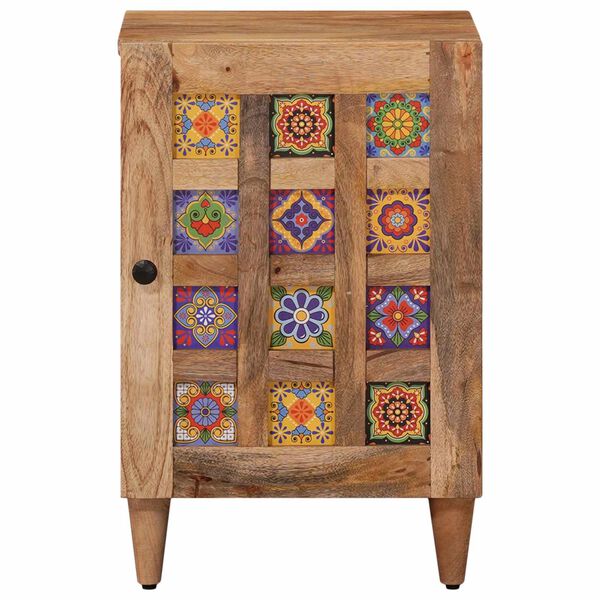 vidaXL K&uacute;peľňov&aacute; skriňa Pr&iacute;rodn&aacute; 38 x 33,5 x 58 cm Mas&iacute;vne mango drevo