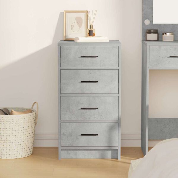 vidaXL Serv&iacute;rovacia skriňa so z&aacute;suvkou Bet&oacute;novo siv&aacute; 40 x 41 x 75 cm