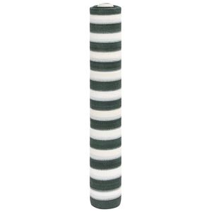vidaXL Tieniaca sieť zeleno-biela 1,8x50 m HDPE 75 g/m&sup2;