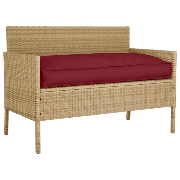 vidaXL Podložka V&iacute;no červen&eacute; 80 x 80 x 52 cm Oxfordsk&aacute; l&aacute;tka