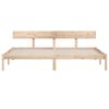vidaXL Posteľný rám, borovicový masív 180x200 cm, Super King