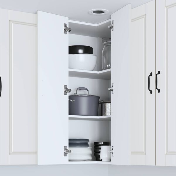 vidaXL Kuchynsk&aacute; skriňa Biela 57 x 57 x 100 cm Kompozitn&eacute; drevo