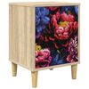 vidaXL Nočn&yacute; stol&iacute;k KIEL Dub sonoma 36 x 33 x 50 cm Kompozitn&eacute; drevo