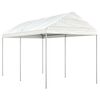 vidaXL Alt&aacute;nok so strechou, biely 4,46x2,28x2,69 m, polyetyl&eacute;n