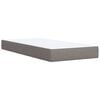 vidaXL Boxspring posteľ s matracom sivohned&yacute; 100x200 cm l&aacute;tka