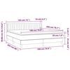 vidaXL Posteľn&yacute; r&aacute;m boxspring s matracom kr&eacute;mov&yacute; 180x200 cm l&aacute;tka