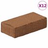 vidaXL Tehly kokosov&eacute;ho vl&aacute;kna 12 ks 650 g každ&aacute; 7,8 kg celkom