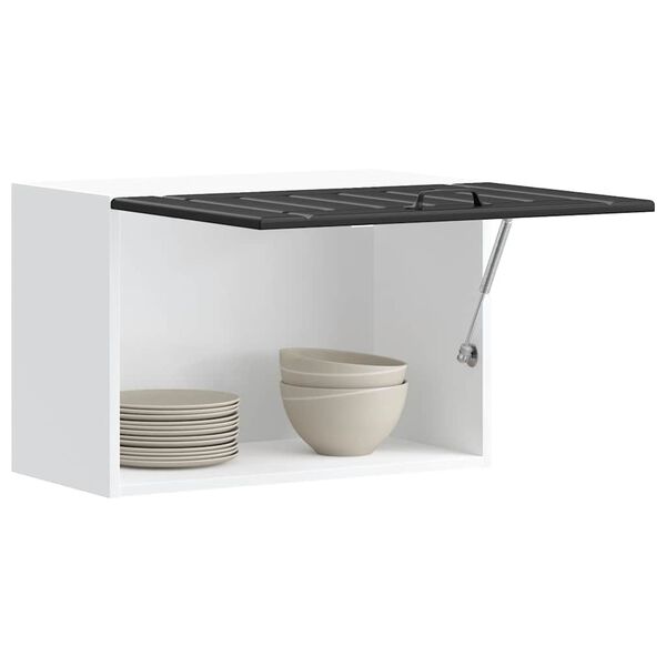 vidaXL Kuchynsk&aacute; n&aacute;stenn&aacute; skrinka Lucca, čierna, kompozitn&eacute; drevo