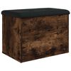 vidaXL &Uacute;ložn&aacute; lavička dymov&yacute; dub 62x42x45 cm kompozitn&eacute; drevo