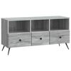 vidaXL TV skrinka Siv&aacute; sonoma 102 x 34,5 x 50 cm Kompozitn&eacute; drevo