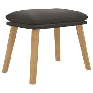 vidaXL Podnožka tmavosiv&aacute; 45x29,5x35 cm zamatov&aacute;