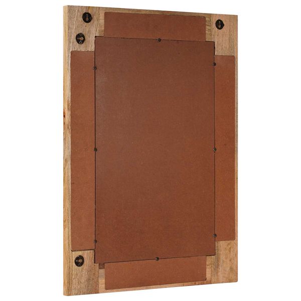 vidaXL K&uacute;peľňov&eacute; zrkadlo Pr&iacute;rodn&aacute; 50 x 70 x 3 cm Mas&iacute;vne mango drevo