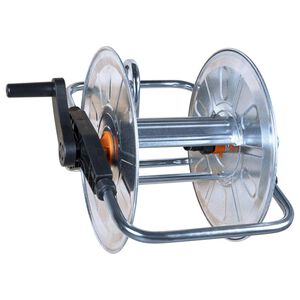vidaXL Hadicov&yacute; bubon n&aacute;stenn&yacute; pre 50 m 1/2" / 35 m 3/4" hadicu oceľ