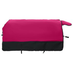 vidaXL Pl&aacute;&scaron;ť pre kone Ružov&aacute; a čierna 75 cm Polyester