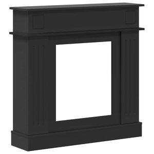 vidaXL R&aacute;m krbu Čierna 102 x 26 x 100 cm Kompozitn&eacute; drevo